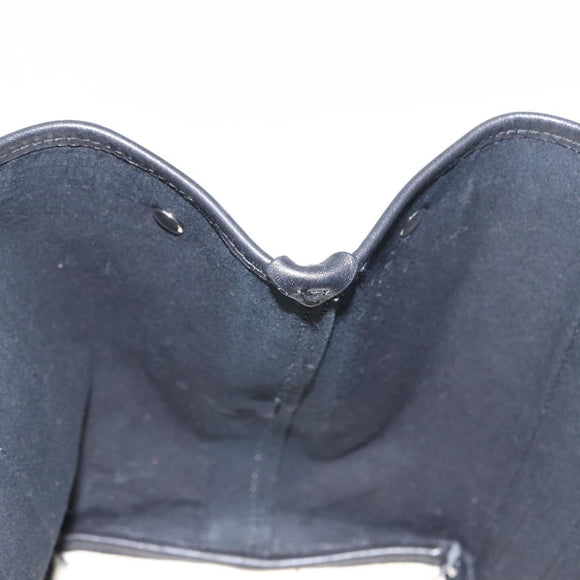 BALENCIAGA Cabas S Tote Bag Canvas Black White 339933 Auth ka2236