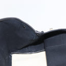 BALENCIAGA Cabas S Tote Bag Canvas Black White 339933 Auth ka2236-19