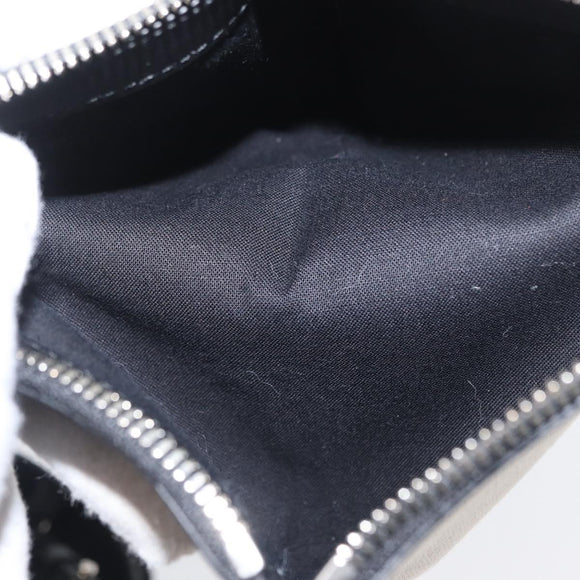 BALENCIAGA Cabas S Tote Bag Canvas Black White 339933 Auth ka2236