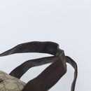 GUCCI GG Supreme Hand Bag PVC Beige Silver 140959 Auth ka2238-8