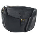 LOUIS VUITTON Epi Jeune Fille MM Shoulder Bag Black M52152 LV Auth ka2241-1