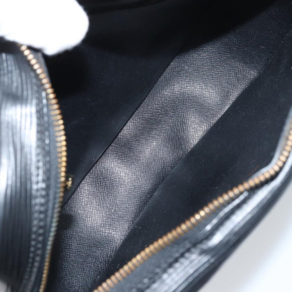 LOUIS VUITTON Epi Jeune Fille MM Shoulder Bag Black M52152 LV Auth ka2241