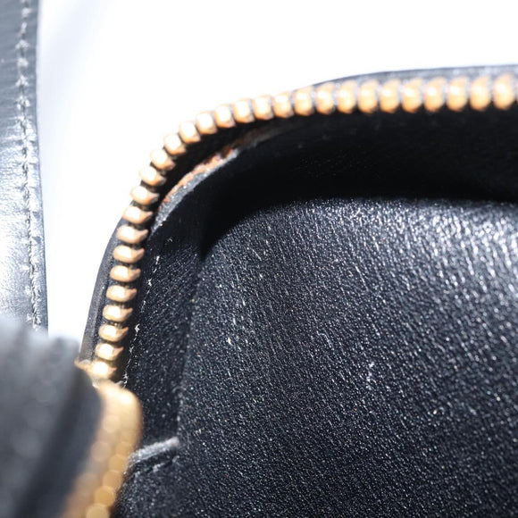 LOUIS VUITTON Epi Jeune Fille MM Shoulder Bag Black M52152 LV Auth ka2241