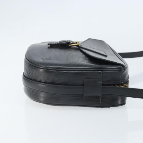 LOUIS VUITTON Epi Jeune Fille MM Shoulder Bag Black M52152 LV Auth ka2241