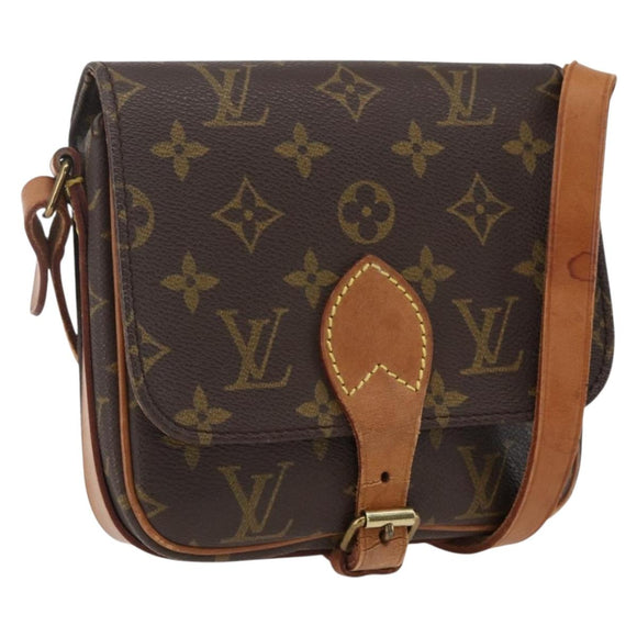 LOUIS VUITTON Monogram Cartouchiere PM Shoulder Bag M51254 LV Auth ka2242