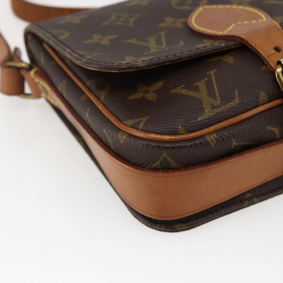 LOUIS VUITTON Monogram Cartouchiere PM Shoulder Bag M51254 LV Auth ka2242