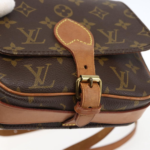 LOUIS VUITTON Monogram Cartouchiere PM Shoulder Bag M51254 LV Auth ka2242