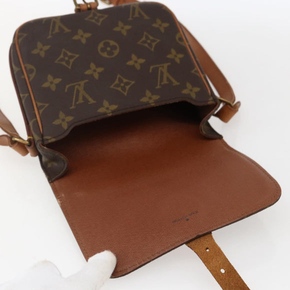 LOUIS VUITTON Monogram Cartouchiere PM Shoulder Bag M51254 LV Auth ka2242