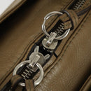 Chloe Paddington Hand Bag Leather Beige Gold Silver Auth ka2248SAV-18