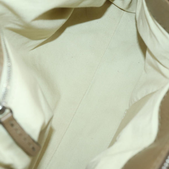 Chloe Paddington Hand Bag Leather Beige Gold Silver Auth ka2248SAV