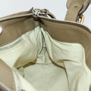 Chloe Paddington Hand Bag Leather Beige Gold Silver Auth ka2248SAV-21