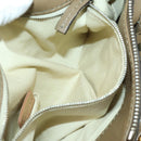Chloe Paddington Hand Bag Leather Beige Gold Silver Auth ka2248SAV-24
