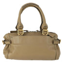 Chloe Paddington Hand Bag Leather Beige Gold Silver Auth ka2248SAV-3