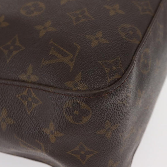 LOUIS VUITTON Monogram Looping GM Shoulder Bag M51145 LV Auth ka225