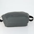 PRADA Tote Bag Nylon 2way Gray Silver Auth ka2252-11