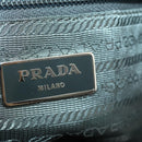PRADA Tote Bag Nylon 2way Gray Silver Auth ka2252-21