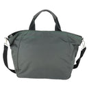 PRADA Tote Bag Nylon 2way Gray Silver Auth ka2252-3