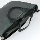 PRADA Tote Bag Nylon 2way Gray Silver Auth ka2252-6