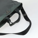 PRADA Tote Bag Nylon 2way Gray Silver Auth ka2252-7