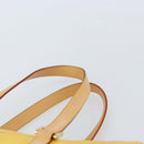 LOUIS VUITTON Monogram Vernis Columbus Tote Bag Lime Yellow M91047 Auth ka2253-8