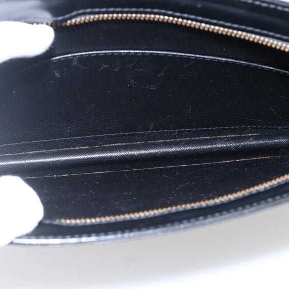 LOUIS VUITTON Epi Pochette Homme Clutch Bag Black M52522 LV Auth ka2258