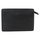LOUIS VUITTON Epi Pochette Homme Clutch Bag Black M52522 LV Auth ka2258-13