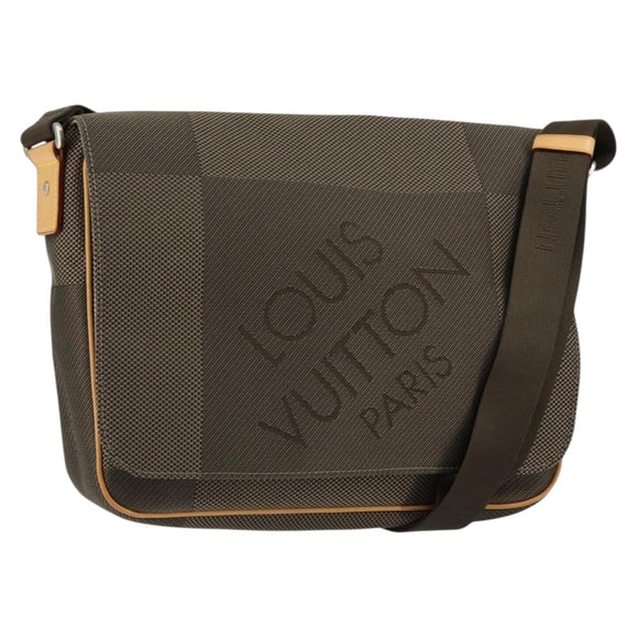 LOUIS VUITTON Damier Geant Petite Message Shoulder Bag Tail M93617 Auth ka226