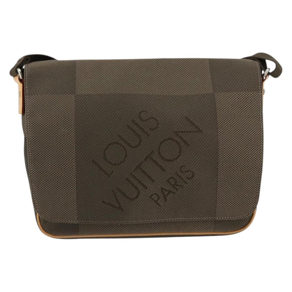 LOUIS VUITTON Damier Geant Petite Message Shoulder Bag Tail M93617 Auth ka226
