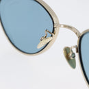 CHANEL Sunglasses metal Blue CC Auth ka2269V-14