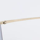 CHANEL Sunglasses metal Blue CC Auth ka2269V-16