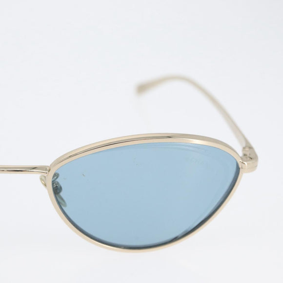 CHANEL Sunglasses metal Blue CC Auth ka2269V