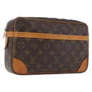 LOUIS VUITTON Monogram Compiegne 28 Clutch Bag M51845 LV Auth ka2272-1