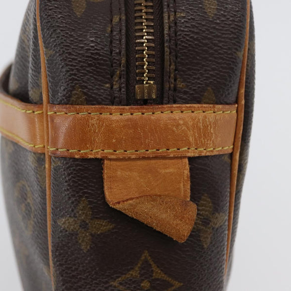 LOUIS VUITTON Monogram Compiegne 28 Clutch Bag M51845 LV Auth ka2272