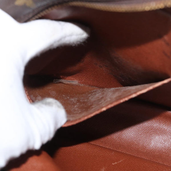 LOUIS VUITTON Monogram Compiegne 28 Clutch Bag M51845 LV Auth ka2272