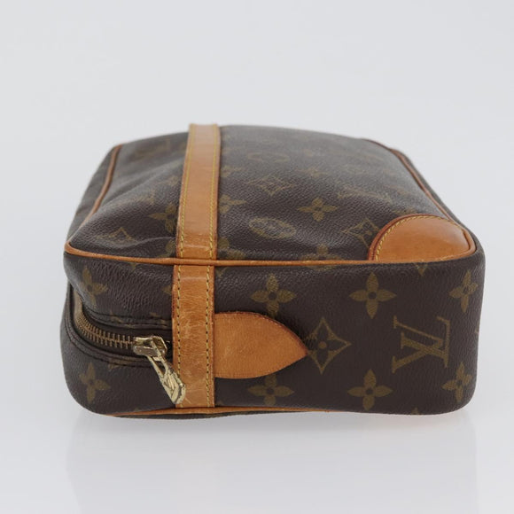 LOUIS VUITTON Monogram Compiegne 28 Clutch Bag M51845 LV Auth ka2272