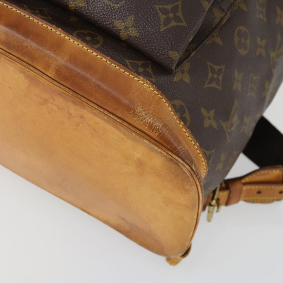LOUIS VUITTON Monogram Montsouris GM Backpack M51135 LV Auth ka2273