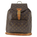 LOUIS VUITTON Monogram Montsouris GM Backpack M51135 LV Auth ka2273-13