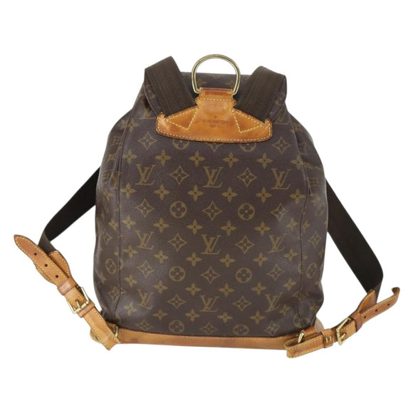 LOUIS VUITTON Monogram Montsouris GM Backpack M51135 LV Auth ka2273