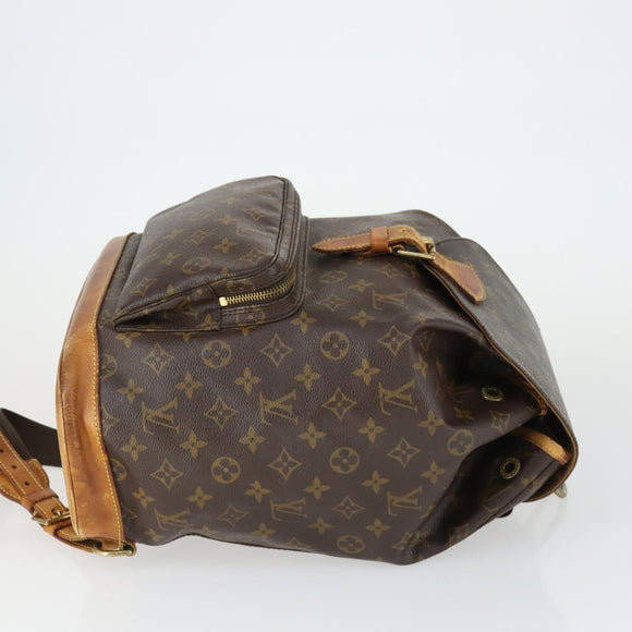 LOUIS VUITTON Monogram Montsouris GM Backpack M51135 LV Auth ka2273