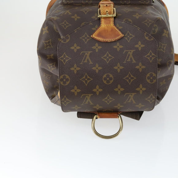 LOUIS VUITTON Monogram Montsouris GM Backpack M51135 LV Auth ka2273