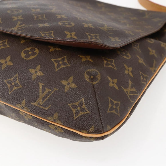 LOUIS VUITTON Monogram Musette Umhängetasche M51256 LV Auth ka2275