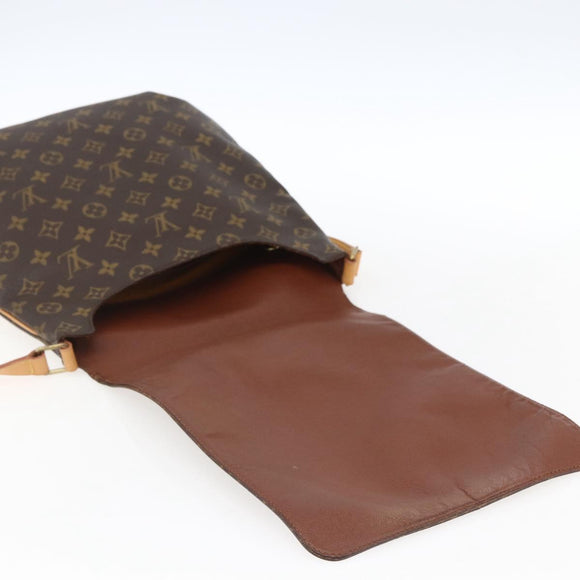 LOUIS VUITTON Monogram Musette Umhängetasche M51256 LV Auth ka2275