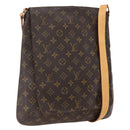 LOUIS VUITTON Monogram Musette Umhängetasche M51256 LV Auth ka2275-1