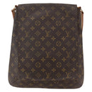 LOUIS VUITTON Monogram Musette Umhängetasche M51256 LV Auth ka2275-13