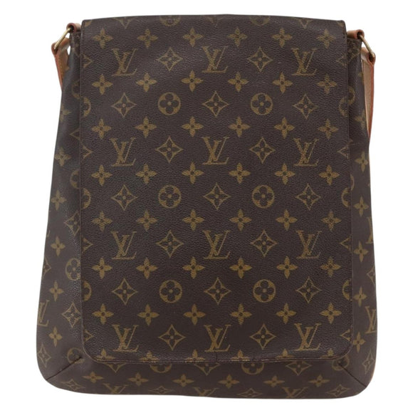 LOUIS VUITTON Monogram Musette Umhängetasche M51256 LV Auth ka2275