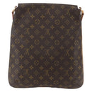 LOUIS VUITTON Monogram Musette Umhängetasche M51256 LV Auth ka2275-2