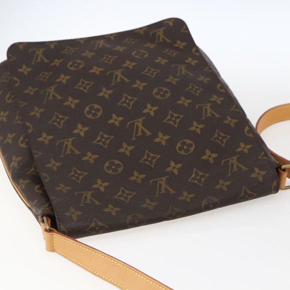 LOUIS VUITTON Monogram Musette Umhängetasche M51256 LV Auth ka2275
