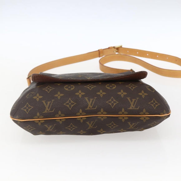LOUIS VUITTON Monogram Musette Umhängetasche M51256 LV Auth ka2275