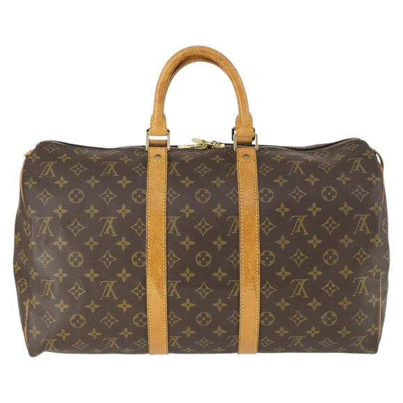 LOUIS VUITTON Monogram Keepall 45 Boston Bag M41428 LV Auth ka2278