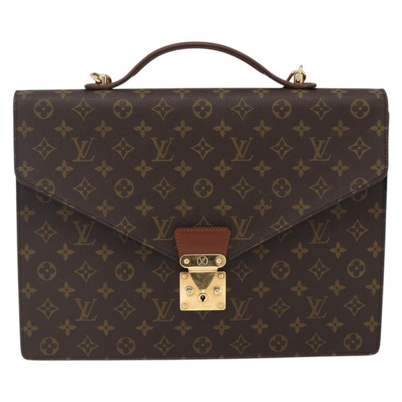 LOUIS VUITTON Monogram Porte Documents Bandouliere Bag M53338 LV Auth ka2282A